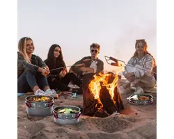 ست ظروف کمپینگ 17 تکه کینگ کمپ مدل Climber III KP3912