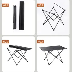 میز کمپینگ تاشو کانتوس مدل Ultralight Aluminium