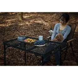 میز فلزی تاشو کمپینگ Mountainhiker مدل Lifting Bag Table