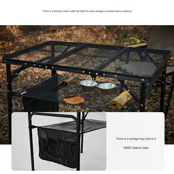 میز فلزی تاشو کمپینگ Mountainhiker مدل Lifting Bag Table