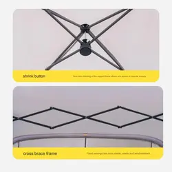 چادر و سایه بان اتوماتیک 4 نفره کانتوس مدل Tunnel