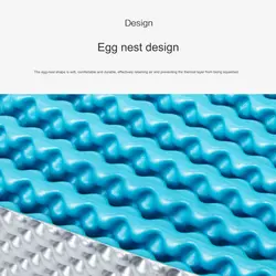 زیرانداز آکاردئونی تک نفره موبی گاردن مدل NT Egg Crate