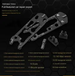 ابزار چندکاره کمپینگ Topwell مدل VK201