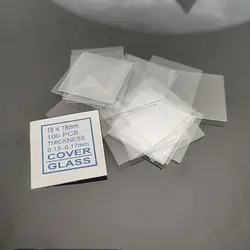 لام خام میکروسکوپ بسته 100 تایی مدل 18×18 میلی متر