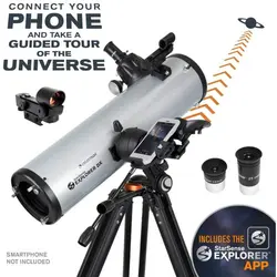 تلسکوپ بازتابی سلسترون 130 میلی‌متری مدل StarSense Explorer DX 130AZ