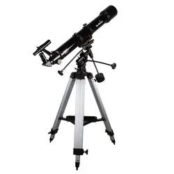 تلسکوپ ۹۰ میلی‌متری اسکای‌واچر با پایه استیل