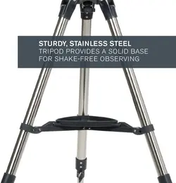 تلسکوپ شکستی سلسترون 70 میلی‌متری مدل AstroMaster 70 EQ دست دوم شو رومی