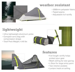چادر کوهنوردی دو نفره Outdoor مدل Backpacking Tent