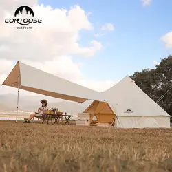 چادر گلمپینگ خیمه ای 6 نفره کانتوس مدل Cotton Pyramid