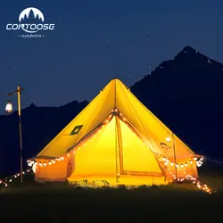 چادر گلمپینگ خیمه ای 6 نفره کانتوس مدل Cotton Pyramid