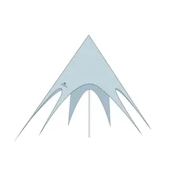 سایه‌بان ستاره ای کمپینگ Mountainhiker مدل Swallowtail Canopy