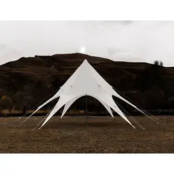 سایه‌بان ستاره ای کمپینگ Mountainhiker مدل Swallowtail Canopy