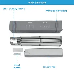 سایه‌بان کمپینگ اتوماتیک Core مدل Instant Canopy 13ft x 13ft