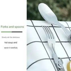 قاشق و چنگال تاکتیکال مدل GHKS002