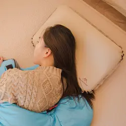 بالش بادی خود بادشو Mountainhiker مدل Inflatable Cushion به همراه رو بالشی