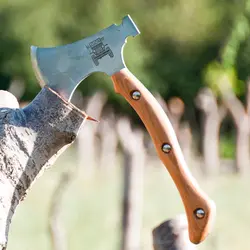 تبر کمپینگ مجیکمپ مدل فولادی دسته کوتاه