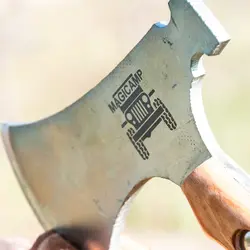 تبر کمپینگ مجیکمپ مدل فولادی دسته کوتاه