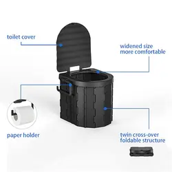 توالت سفری تاشو مدل Folding Toilet