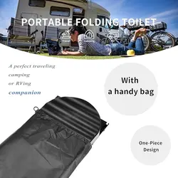 توالت سفری تاشو مدل Folding Toilet