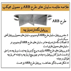 سایه‌بان کمپینگ بغل خودرو مجیکمپ مدل ساده