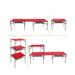 میز باربیکیو کمپینگ کینگ کمپ مدل BBQ KC1911