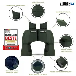 دوربین دوچشمی اشتاینر Nighthunter 8x56