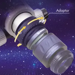 آداپتور گرداننده دوربین عکاسی اسکای واچر برای تلسکوپ‌های شکستی Evostar