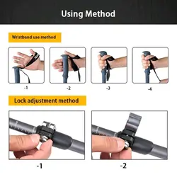 باتوم کوهنوردی نیچرهایک مدل ST03 3-Node Aluminium Alloy