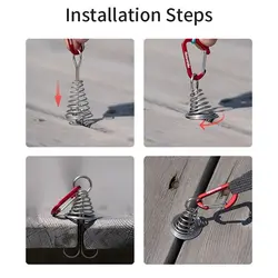 میخ چادر نیچرهایک مدل Fish Bone Spring Nail