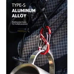کارابین کوهنوردی نیچرهایک مدل S-Type Aluminium Alloy Dual Hook