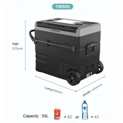 یخچال سفری 55 لیتری آلپیکول مدل TWW55