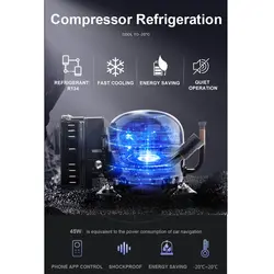 یخچال مسافرتی 55 لیتری آلپیکول مدل CF55