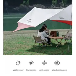 سایه بان کمپینگ نیچرهایک مدل Sunrise Hexagonal Large Tarp
