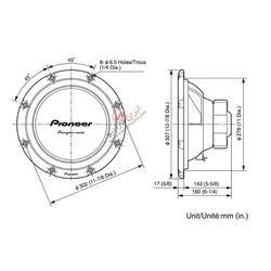 pioneer TS-W309 ساب ووفر پایونیر Pioneer