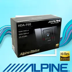 HDA-F60 آمپلی‌فایر آلپاین Alpine