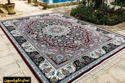 فرش 1200 شانه نقشه شاهگل زمینه روناسی ☀️ ایران کارپت