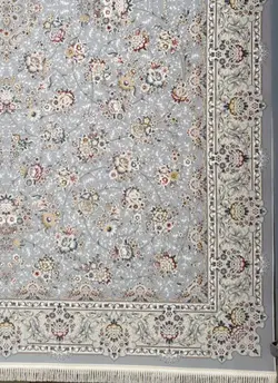 فرش 1200 شانه برجسته نقشه ماهور زمینه دلفینی ☀️ ایران کارپت