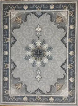 فرش 700 شانه نقشه آیدا زمینه نقره ای ☀️ ایران کارپت