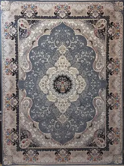 فرش 700 شانه نقشه سوگند زمینه دودی ☀️ ایران کارپت