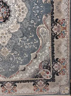 فرش 700 شانه نقشه سوگند زمینه دودی ☀️ ایران کارپت