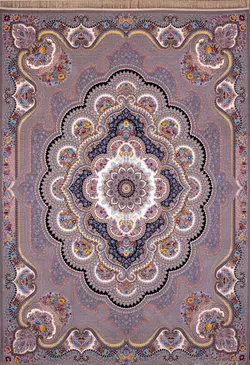 فرش 1200 شانه نقشه باغ ملک زمینه ترمه ای ☀️ ایران کارپت