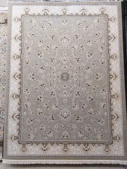 فرش 700 شانه نقشه افشان گندم زمینه فیلی ☀️ ایران کارپت