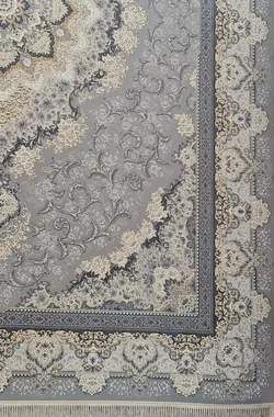 فرش 1200 شانه برجسته نقشه کریستال زمینه دلفینی ☀️ ایران کارپت