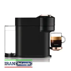 اسپرسو ساز نسپرسو نکست ورتو رزگلد دلونگی با کف شیرساز Aeroccino 3