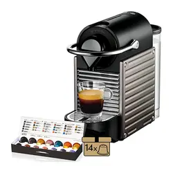 اسپرسو ساز نسپرسو پیکسی کروپس رنگ تیتانیوم مدل XN304TNL