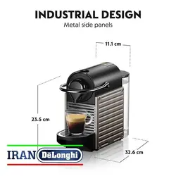 اسپرسو ساز نسپرسو پیکسی کروپس رنگ تیتانیوم مدل XN304TNL