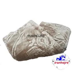 پتو نرمینه طلایی دونفره