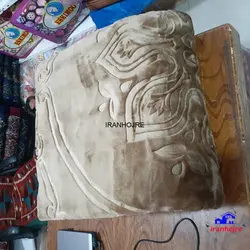 پتو نرمینه طلایی دونفره