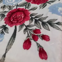 پتو گلاریس 2 نفره زمینه سفید