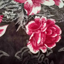 پتو گلاریس 2 نفره سرمه ای زرشکی